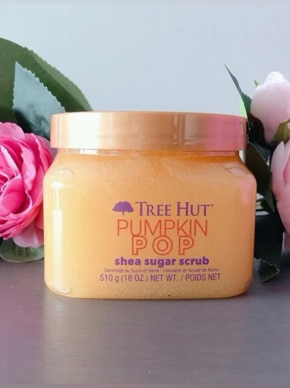 Tree Hut Pumpkin Pop Shea Sugar Body Scrub - 18oz